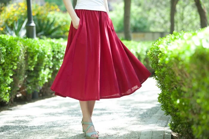 Как сшить пышную юбку-солнце на широком поясе для девочки